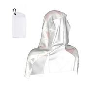Hnnkloy Triángulo geométrico de mármol Rosa Gris Plateado, Toalla con Capucha Cool Sensation, Toallas heladas para el Sudor, Ideales para Deportes, Gimnasio, Camping y Correr.