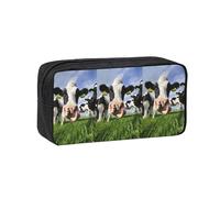 Hnnkloy Vacas holandesas,Estuche de lápices de Gran Capacidad, portátil, para bolígrafos, Bolsa de papelería para la Escuela y la Oficina.