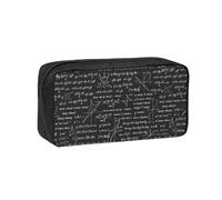 Hnnkloy Vector matemático sin Costuras,Estuche de lápices de Gran Capacidad, portátil, para bolígrafos, Bolsa de papelería para la Escuela y la Oficina.