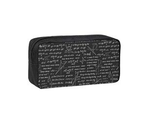 Hnnkloy Vector matemático sin Costuras,Estuche de lápices de Gran Capacidad, portátil, para bolígrafos, Bolsa de papelería para la Escuela y la Oficina.