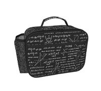 Hnnkloy Vector matemático sin fisuras,Bolsa de almuerzo portátil, fiambrera resistente, bolsa isotérmica reutilizable
