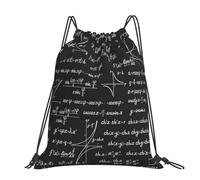 Hnnkloy Vector matemático sin fisuras,Mochila con cordón unisex, bolsa deportiva para gimnasio, mochila informal para el día a día.