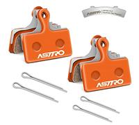 HNOOM 2 Pares Pastillas de Freno para Shimano Deore XT XTR SLX G01A G02A G02S G03S (Pastillas de Freno Bicicleta de Cerámica)(Naranja)