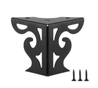 HNsdsvcd 4 patas de hierro para muebles con patrón de huecos, patas de metal decorativas, patas de hierro, diseños de flores para sofá, mesa, armario, cama