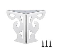 HNsdsvcd 4 patas de hierro para muebles con patrón de huecos, patas de metal decorativas, patas de hierro, diseños de flores para sofá, mesa, armario, cama