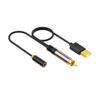 HNsdsvcd Cable adaptador SPDIF a 3 de alta resolución para sistemas de sonido de cine en casa para consolas de videojuegos smartphones