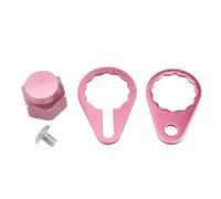 HNsdsvcd Carretes de pesca, mango izquierdo/derecho, tornillos de placa de bloqueo, cubiertas de tuercas, carretes de pesca, pieza de placa de bloqueo para carretes de cebo