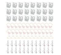 HNsdsvcd Elegante llavero angelical y caja de almacenamiento de dulces con tarjetas de agradecimiento, 24 piezas para uso diario especial en cualquier ocasión