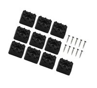 HNsdsvcd Patas de suelo de muebles de 22 mm/30 mm para sofá, silla, mesa, escritorio, sofá, almohadilla de parachoques con tornillos de montaje, almohadilla de muebles resistente
