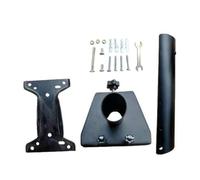 HNsdsvcd Soporte ajustable para adaptador de tubo de metal estándar para montaje en pared, montaje en techo, juego de montaje resistente