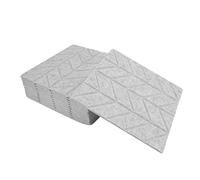 Hnsedjdh 12 paquetes de almohadillas acústicas de aislamiento acústico, 30,5 x 30,5 x 0,4 placas de absorción de sonido para decoración de para tratamiento acústico