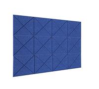 Hnsedjdh 12 placas acústicas autoadhesivas, placas de espuma acústica, placas acústicas decorativas de pared, azulejos acústicos ignífugos