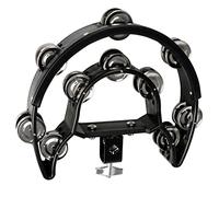Hnsedjdh Media Luna Musical Mano Campana Batería Instrumento Acompañamiento Mano Campana Shaker Piezas De Batería Pandereta,Negro