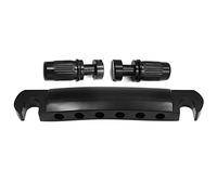 Hnsedjdh Sillines Tune-O- BruCke de aleación de zinc de 6 cuerdas para guitarra eléctrica LP, accesorios de guitarra, color negro