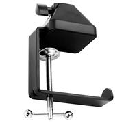 Hnsedjdh Soporte de mesa resistente, abrazadera C con gancho para auriculares para micrófono