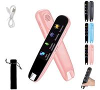 HNTKGME 112 Lenguaje Traducción Escaneo Lectura Pen, Translator Pen 2024, Multipurpose Electronic Translationpen Languages, Pen Translator Real Time, Multifunctional Offline Translator (Pink)