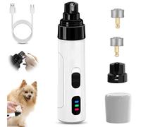 HNTKGME Cortador De UñAs para Perros Silent Groom Pro para Perros, Recargable por USB, 2 Velocidades 3 Puertos Lima Electrica UñAs Perros, Apto para Todas Las Mascotas (1 Set)