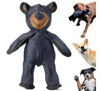 HNTKGME Oso Irrompible De Juguete para Perros, Oso Chirriante para Masticar para Perros, Nylon Resistente A Las Mordidas Y con Triple Costura, Juguetes Lavables para Perros Que Muerden Mucho (1pc)