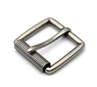 HNULGVI Hebillas Cinturon Hebilla de cinturón aleación 40 mm for hombre, hebilla pasador rodillo, accesorios cuero for artesanal, bronce y plata para Reemplazo(Antique Silver)