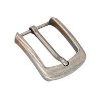 HNULGVI Hebillas Cinturon Hebilla de cinturón plata antigua 40 mm for hombre, metal, estilo informal, con pasador, for talón, for marroquinería, accesorios for cinturones prendas para Reemplazo