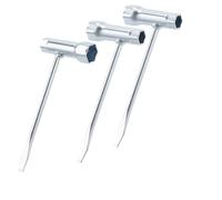 HNULGVI Llave para motosierra Adaptador de llave tubo 13 19mm Instalar Reemplazar Kit reparación Magnético Quitar espacio extracción(3pcs)