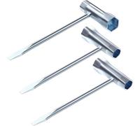 HNULGVI Llave para motosierra Llave mecánica multiusos, herramientas de jardín cadena sierra doble cabezal portátil, resistente, Scrench T, 13/19mm(3 PCS)