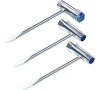 HNULGVI Llave para motosierra Llave mecánica multiusos, herramientas de jardín cadena sierra resistente portátil, doble cabezal, 13/19mm(3 PCS)