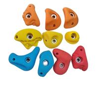 HNULGVI Presas Escalada 10 Piezas de Accesorios presas Escalada en Roca for Adultos/Muro Bricolaje for Interiores y hogares/Patio Juegos al Aire Libre para Interiores(2-(10PCS) Wood Screw)