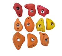 HNULGVI Presas Escalada 10 Piezas de Accesorios presas Escalada en Roca for Adultos/Muro Bricolaje for Interiores y hogares/Patio Juegos al Aire Libre para Interiores(3-(10PCS) Wood Screw)
