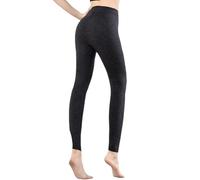 HNVAVQ Pantalones térmicos clásicos para Hombre y Mujer, 100% Cachemira, Leggings de Cintura Alta, Pantalones térmicos para la Nieve