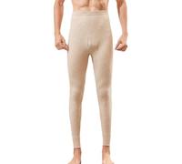 HNVAVQ Pantalones térmicos clásicos para Hombre y Mujer, 100% Cachemira, Leggings de Cintura Alta, Pantalones térmicos para la Nieve