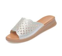 HNVAVQ Sandalias de Cuña Baja para Mujer Mules Cómodas Verano Zapatos de Caminar para Madre