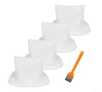 HNVCF10 - Juego de 4 filtros de repuesto para aspiradora de mano, lavables y reutilizables con cepillo de limpieza para HNVC220B HNVC215B HNVC115B