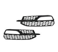 HNVCYT 8V3807682L 8V3807682G Para Audi A3 S3 S-Line 2013-2016 Panal Malla Coche Parachoques Delantero Faro Antiniebla Parrilla Luz Cubierta Coche Luz Antiniebla Cubierta(Nero)