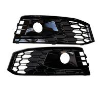 HNVCYT 8WD807681F Panal Para Audi A4 B9 S-LINE 2016-2018 Coche Delantero Parachoques Faro Antiniebla Parrilla Cubierta Faro Antiniebla Pantalla Coche Luz Antiniebla Cubierta