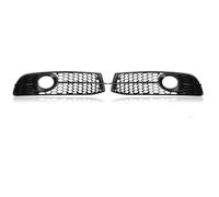 HNVCYT Coche Delantero Parachoques Faro Antiniebla Parrilla Luz Cubierta Panal Hexagonal Para Audi A6 C6 S-Line S-Facelift 2008 2009 2010 2011 Coche Luz Antiniebla Cubierta