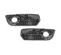 HNVCYT Coche Parachoques Delantero Faro Antiniebla Parrilla Panal Faro Antiniebla Cubierta Para Audi Q5 Standard 2009-2012 8R0807681E 8R0807682E Coche Luz Antiniebla Cubierta(1 pareja)