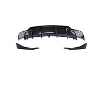 HNVCYT Difusor Alerón Trasero Coche Faldón Lateral para Parachoques Labio Delantero Kit Cuerpo Divisor Aero Protector para Model Y para Model 3 2016-2022(For Model Y Carbon Look Diffuser)