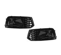 HNVCYT Para Audi Q5 Standard 2018-2020 80A807679D 80A807680D Coche Delantero Parachoques Faro Antiniebla Lámpara Pantalla Faro Antiniebla Rejilla Cubierta Coche Luz Antiniebla Cubierta
