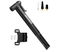 HNVNER Bomba de Aire para Bicicleta para Válvulas Schrader y Presta,Mini Bomba Bicicleta Aluminio - Portátil, Duradero, Rápido