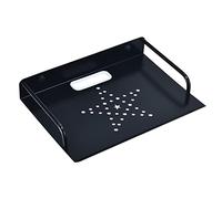 HNVNER Estantería Flotante de Montaje para Enrutador y Pequeño Proyector, Negro Estantes Pared Pare Altavoces y Módem, Soporte Pared Pare Dispositivos de Streaming como Cajas Multimedia