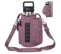 Hnycsir Soporte magnético para botella de agua, con imanes cruzados, se adapta a Owala Yeti Hydro Flask de 18 a 40 onzas, bolsa organizadora de accesorios de gimnasio para hombres y mujeres, con