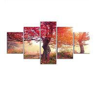 HNYDM Cortina Abstracta Minimalista con diseño Moderno de Acuarela y sutiles Tonos Tierra para una Elegante decoración del hogar (an x al/2x130 x 280cm)