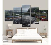 HNYDM Cortina Abstracta Minimalista con diseño Moderno de Acuarela y sutiles Tonos Tierra para una Elegante decoración del hogar (an x al/2x135 x 290cm)