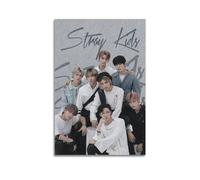 HNYDM Póster artístico de Stray The Kids para decoración de pared, póster de interior, decoración de bar, restaurante, estética, póster de sala de estar, 20 x 30 cm, estilo sin marco