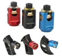 HNZMDY Estabilizador de Arco Adaptador del Conector del Estabilizador de Tiro con Arco Soporte de Montaje de la Barra de Equilibrio Ajustable para el Arco Compuesto Recurvo (Azul)