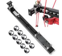 HNZMDY Lanzador de Bolas de Acero para Arco Compuesto de Doble Uso, con Sistema de alimentación automática y 10 Bolas de Acero de 12 mm para Caza al Aire Libre y práctica con Blanco.