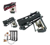 HNZMDY Prensa portátil para Arcos compuestos con Soportes cuádruples para Las Palas, Herramienta Manual para el Mantenimiento de Arcos (Negro)