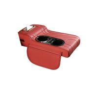 HNZZT Protector Reposabrazos Coche para Alfa Romeo Mito Stelvio Giulia Giulietta Tonale 4C 8C Competizione 940 955 952 949 965 Alfombrilla Reposabrazos Coche Impermeable,Red