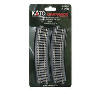 HO 430mm 16-7/8" Radius Curve 22.5-Degree (4) (japan import) (Importación USA)